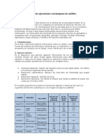 Algebra de mapas y las operaciones con imágenes de satélites