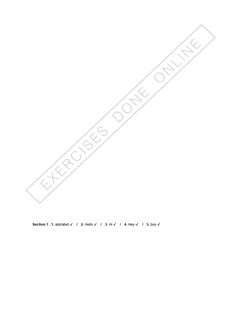 To The Top 1 - English Course - Lesson 1 - Exercises | PDF