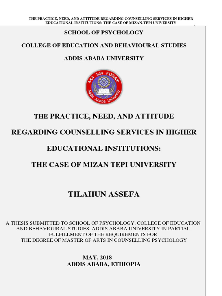 The Practice Need and Attitude Regarding | PDF | Ethiopia | Focus Group