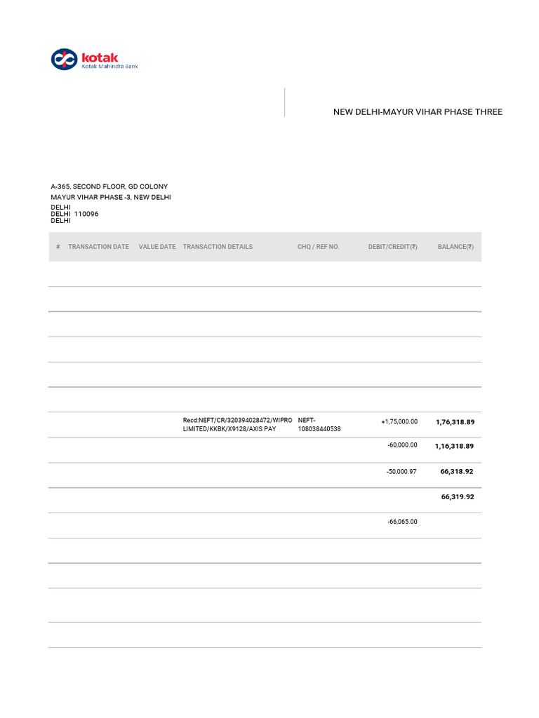 KM127764907 Statement | PDF | Debits And Credits | Banking