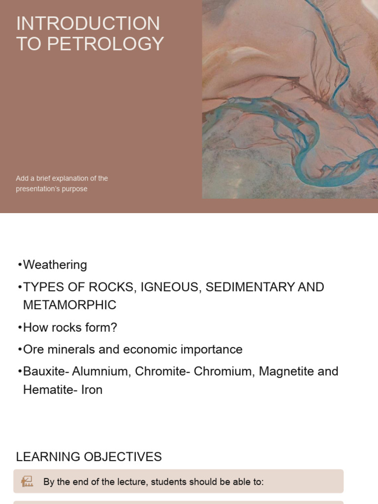 Introduction to Petrology and Rock Types | PDF | Rock (Geology ...