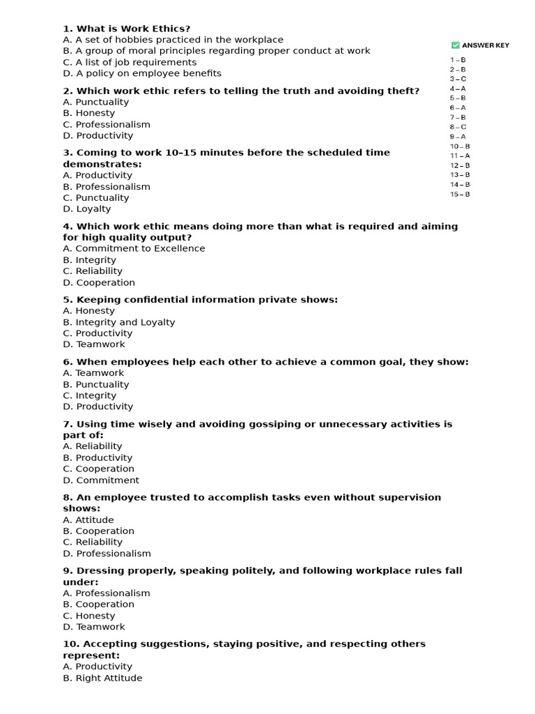 Work Immersion 1on1 Interview For Learners of Grade 12 | PDF ...