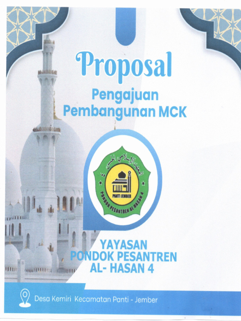 Proposal MCK PP. Al Hasan 4 (Mashuri Harianto) | PDF
