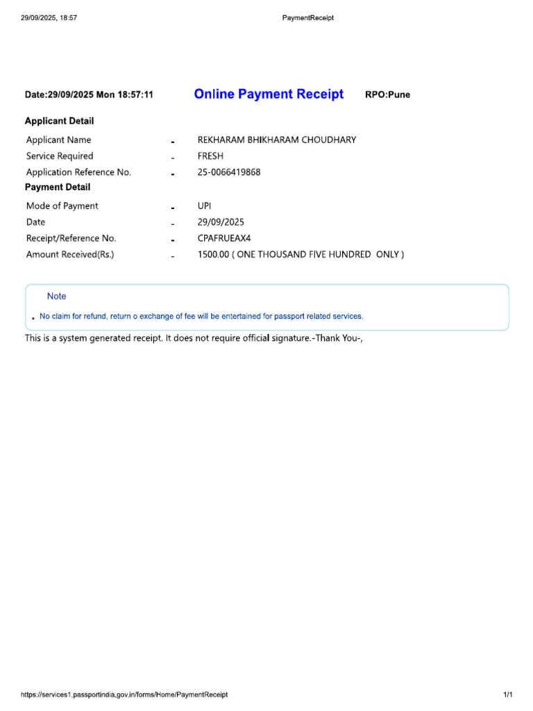 Payment | PDF