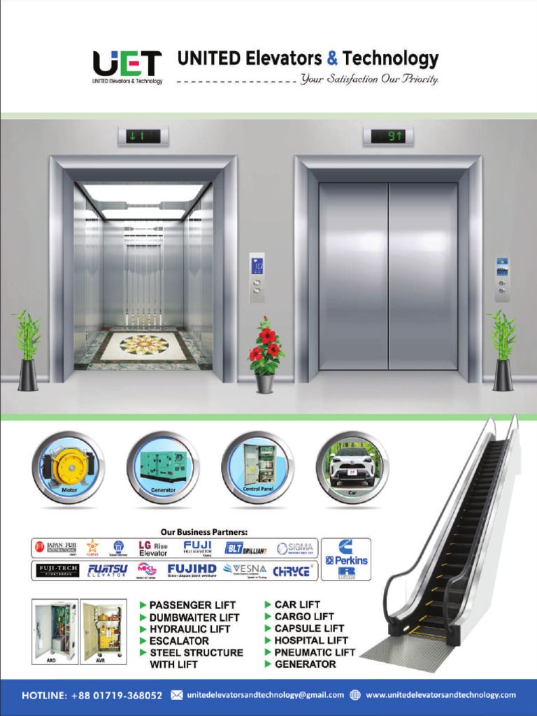 Catalogue-2025 United Elevators and Technology | PDF