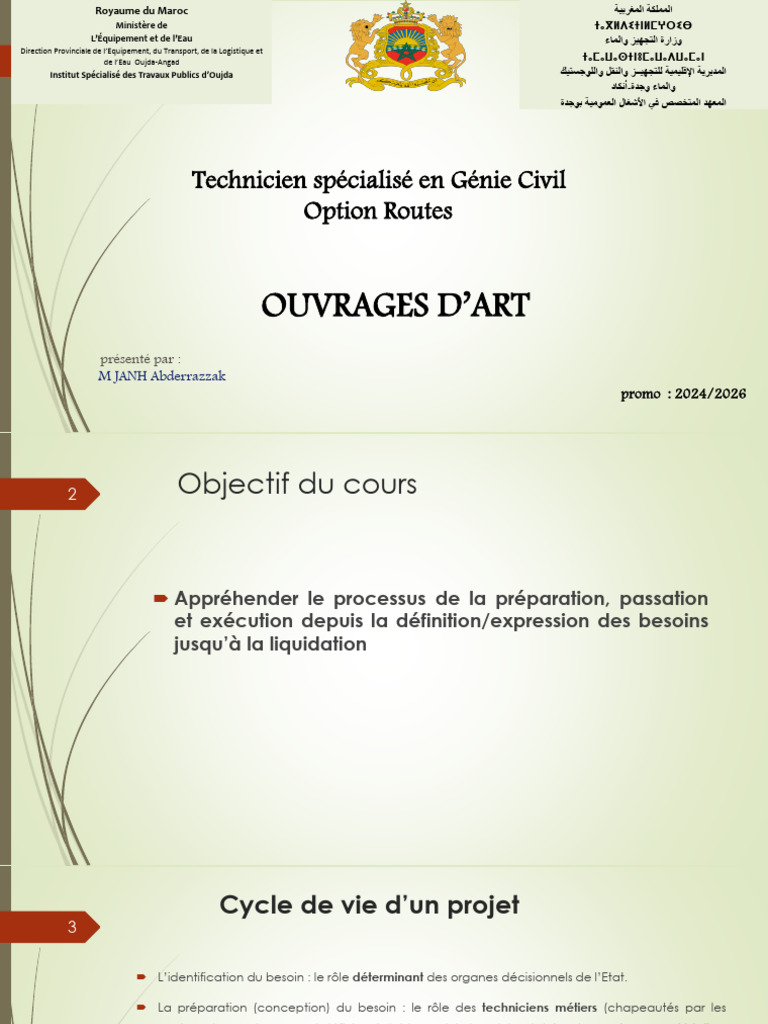 Formation Génie Civil : Gestion de Projet | PDF