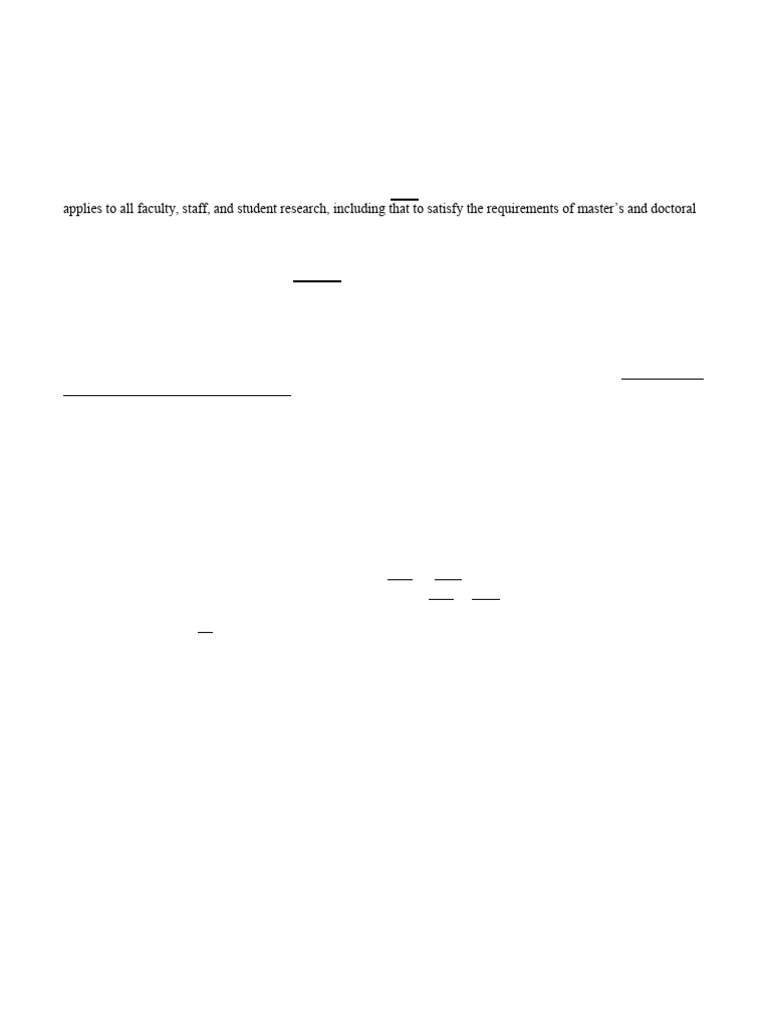 SIUC Human Subjects Research Approval Form | PDF | Institutional Review ...