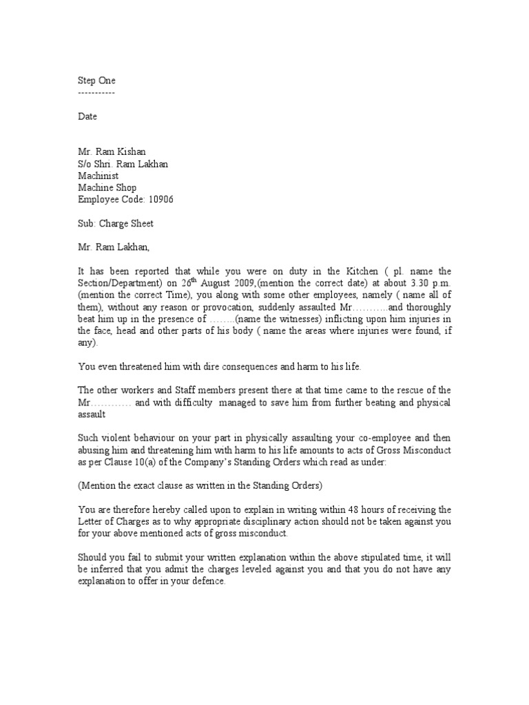 Charge Sheet Models For Guide | PDF