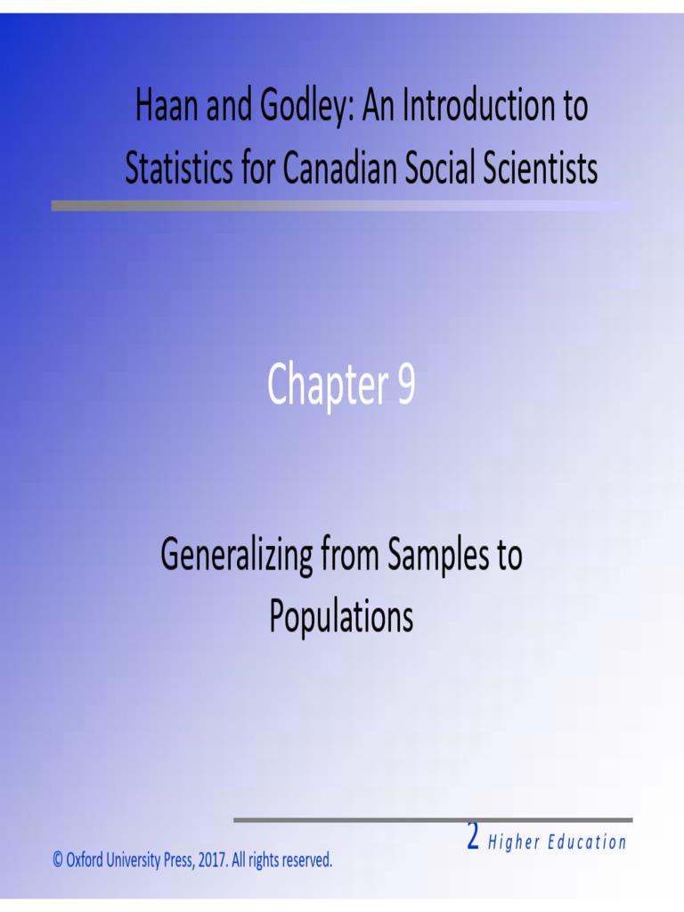 Stats Samples To Populations | PDF | Standard Error | Errors And Residuals