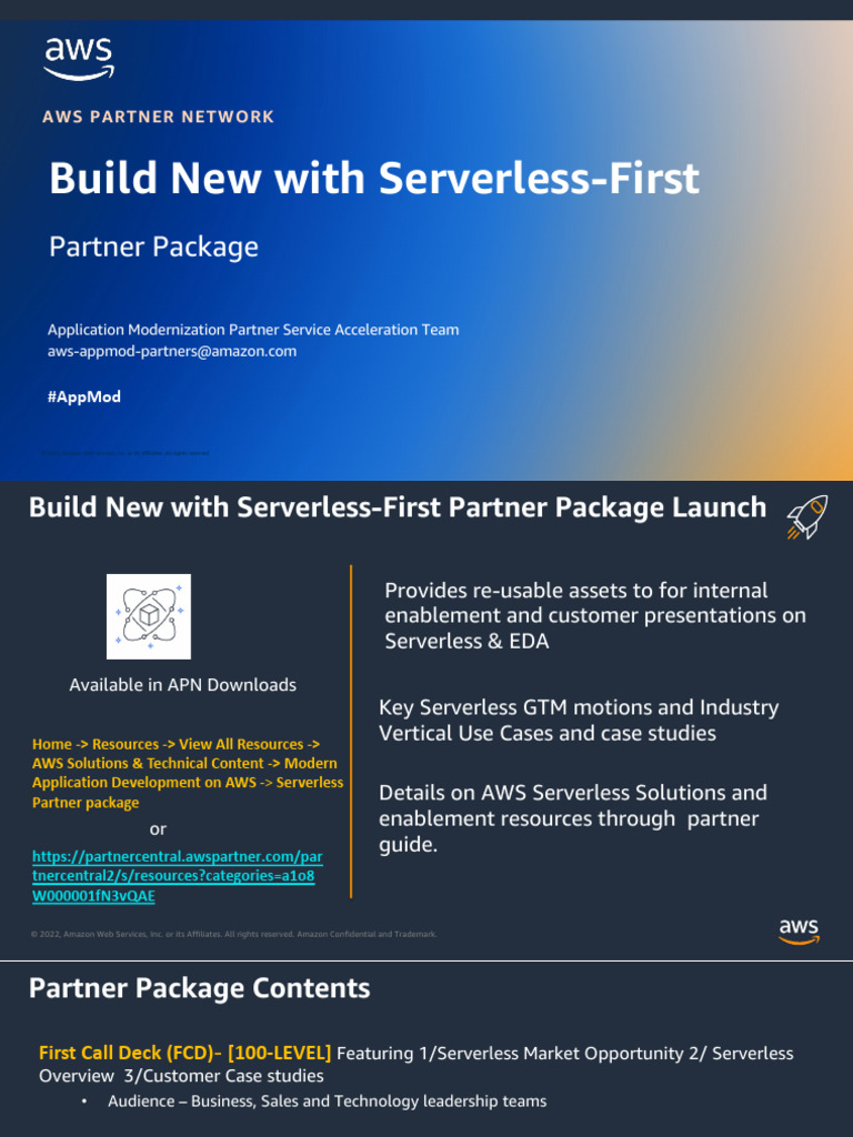 Brief Introduction Serverless First Package | PDF | Amazon Web Services ...
