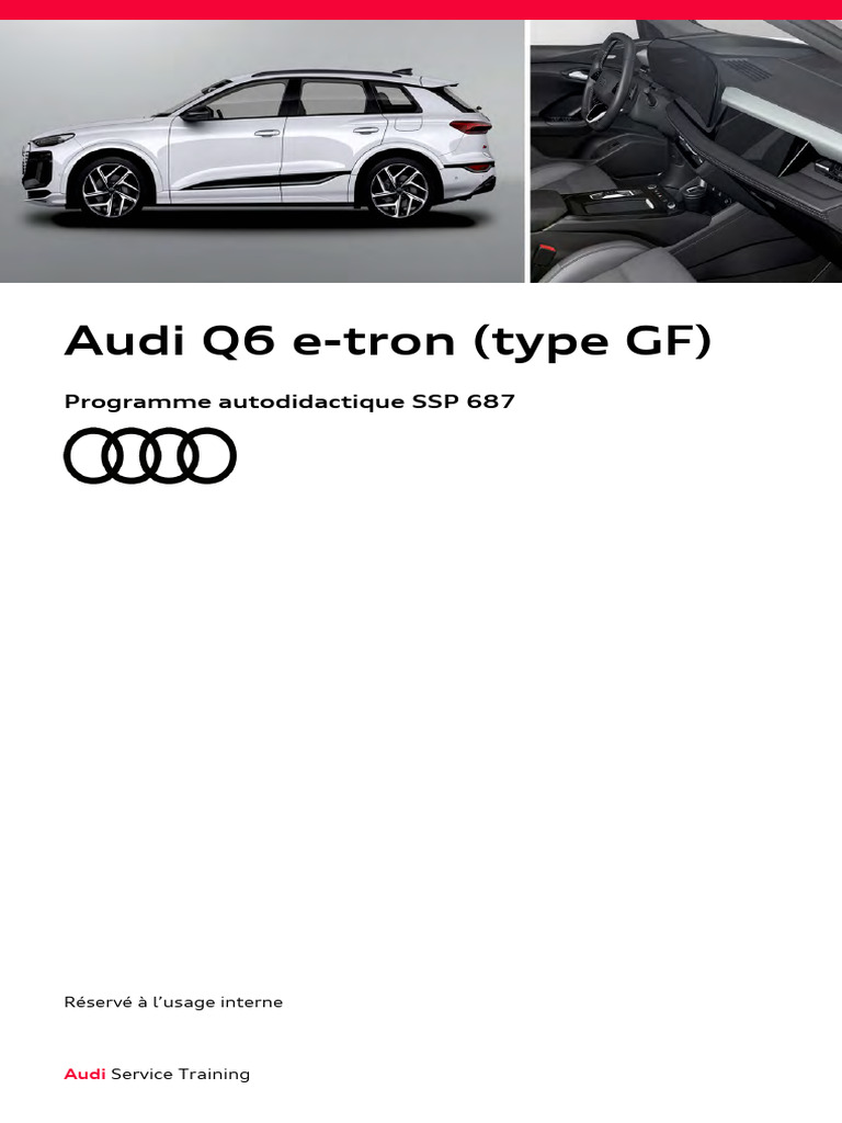 Audi Q6 e-tron : Guide Technique Complet | PDF | Inducteur | Électricité