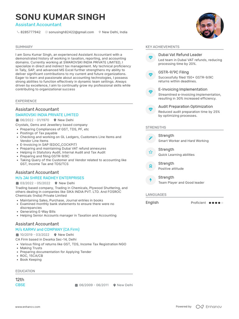 Sonu Kumar Singh Resume | PDF | Taxes | Payments