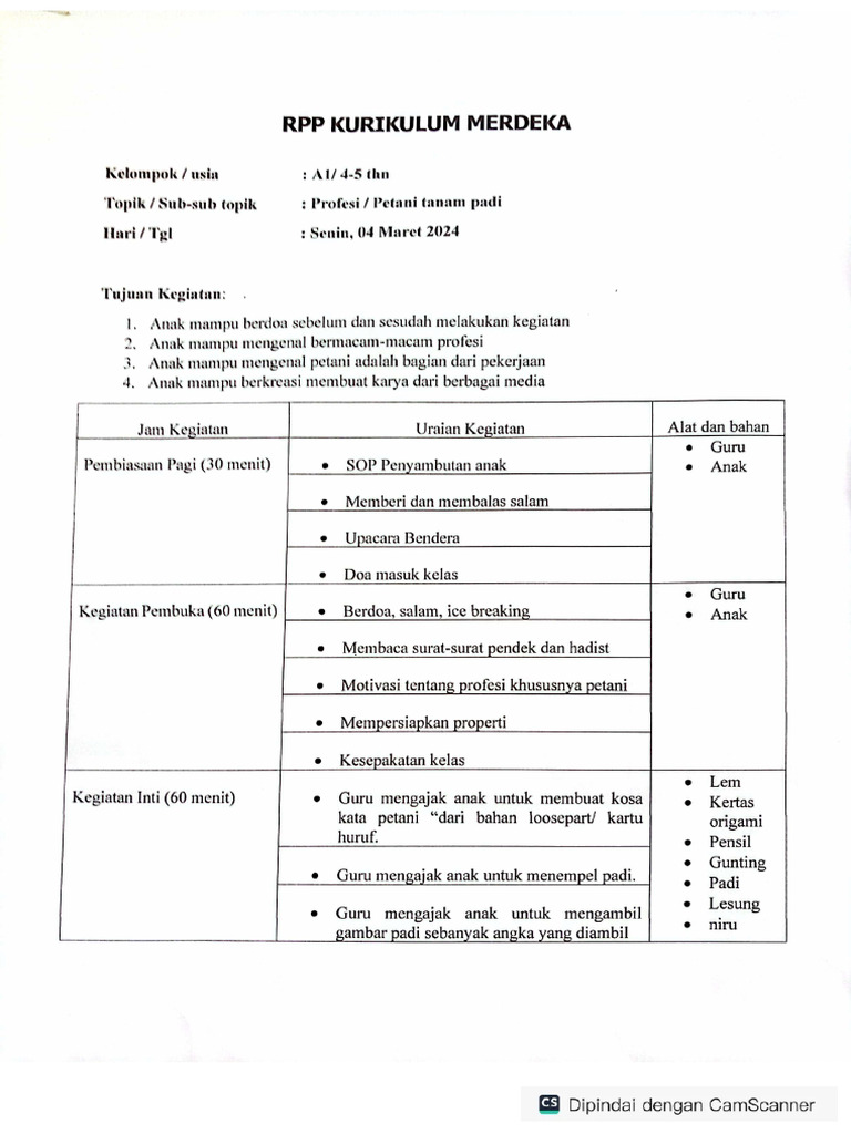 File RPP Sadarni | PDF