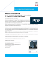 EFMC212 Proceedings - Infosheet