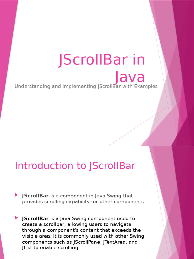 j Scroll Bar | PDF