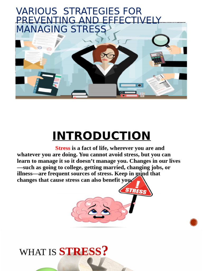 Effective Stress Management Strategies | PDF