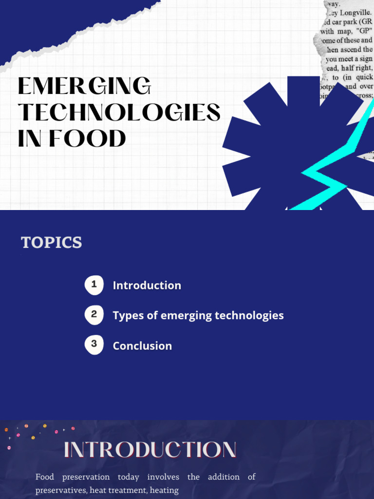 Emerging Food Preservation Technologies | PDF