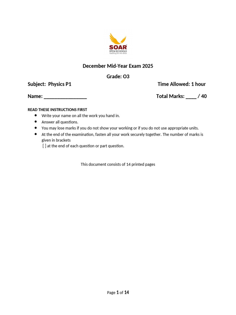 O3 Paper 1 | PDF