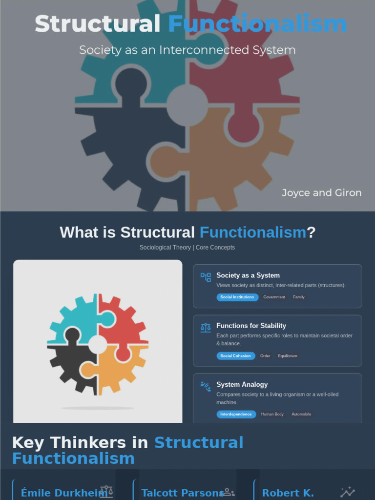 Understanding Structural Functionalism | PDF | Sociological Theories ...
