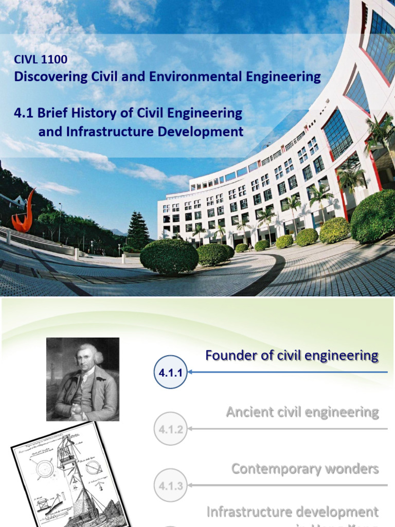 History of Civil Engineering Insights | PDF | Egyptian Pyramids | Civil ...