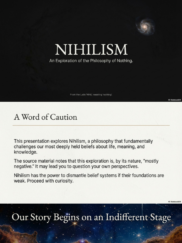 Nihilism A Philosophy of Nothing