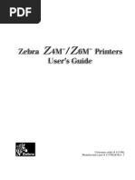 Download Zebra z4m Printers User Guide by Edd Po SN97945857 doc pdf