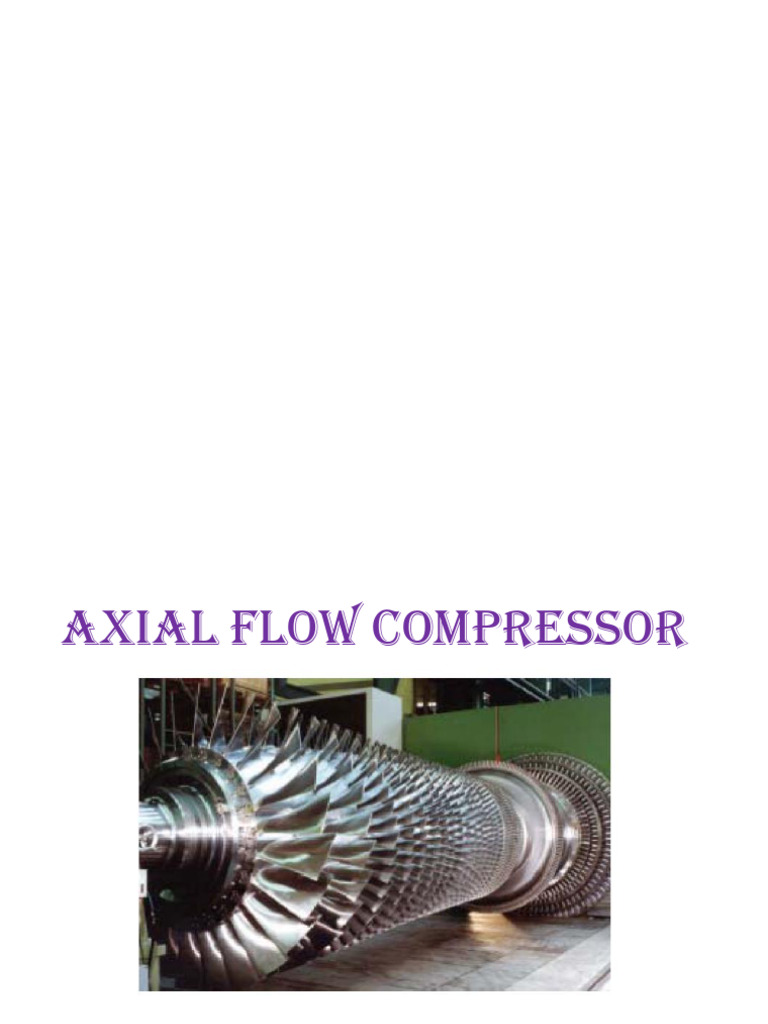 Axial FLow Compressor | PDF | Turbine | Mechanical Engineering
