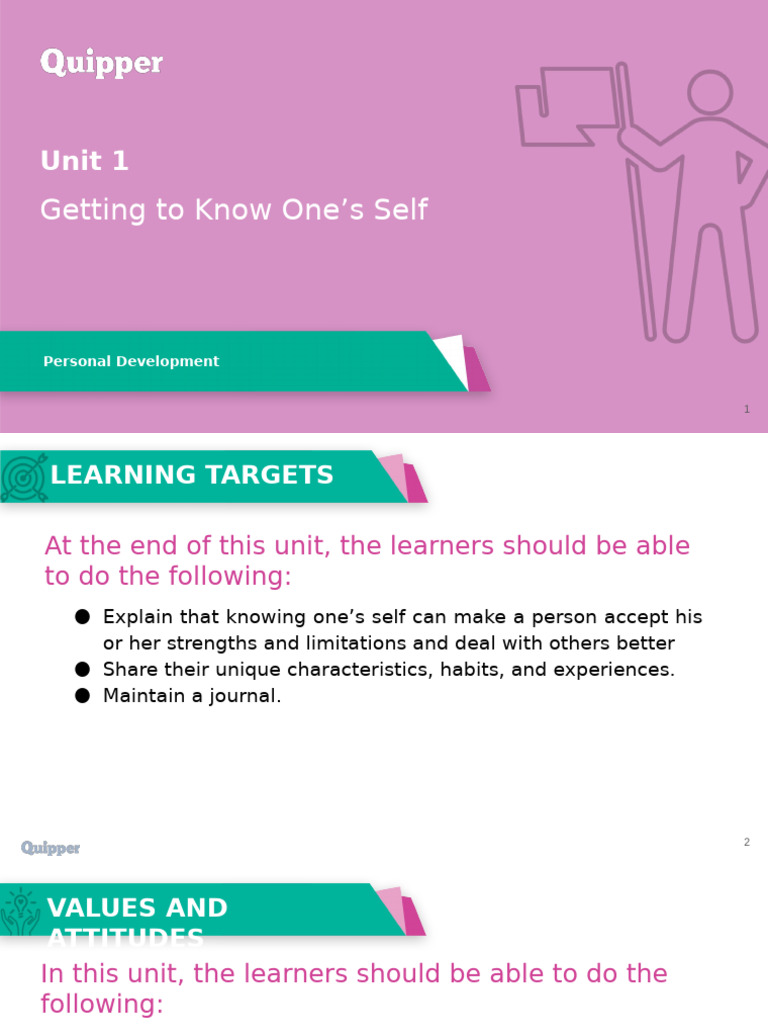 Understanding Self-Awareness and Growth | PDF | Self Concept | Self Esteem