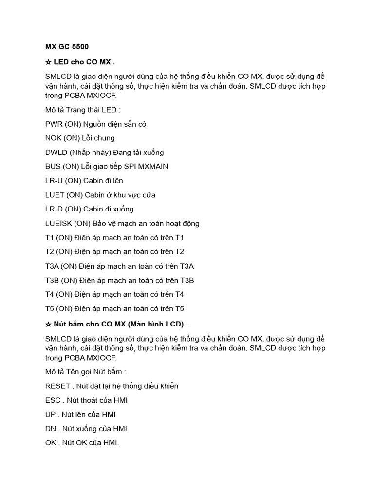 MX GC 5500 | PDF
