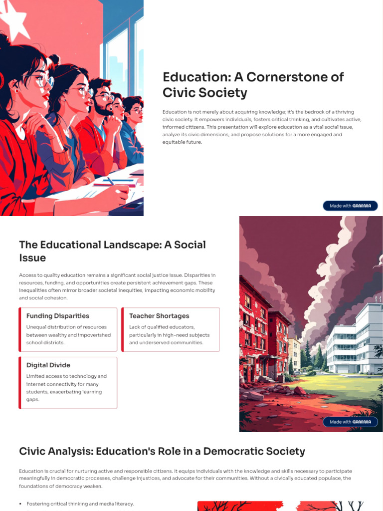 Education's Role in Civic Engagement | PDF | Civic Engagement | Learning