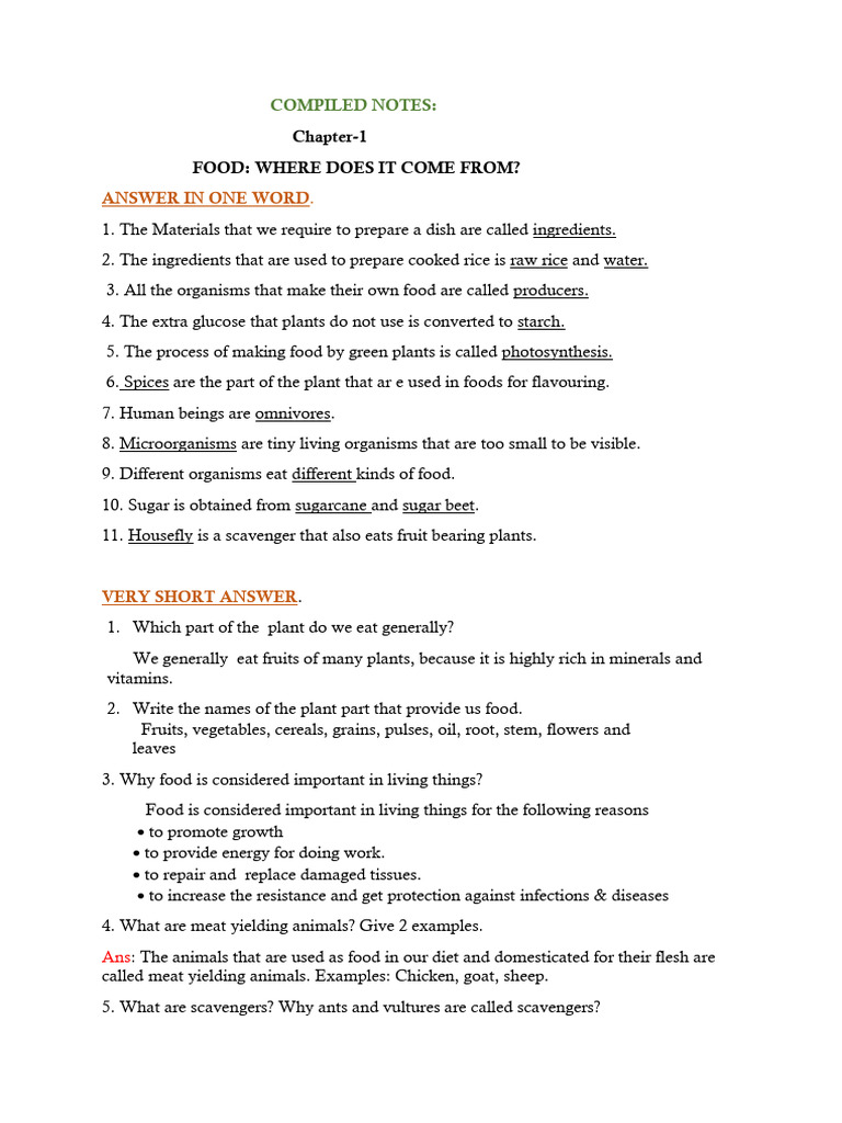 Understanding Food Sources and Nutrients | PDF | Foods | Carbohydrates