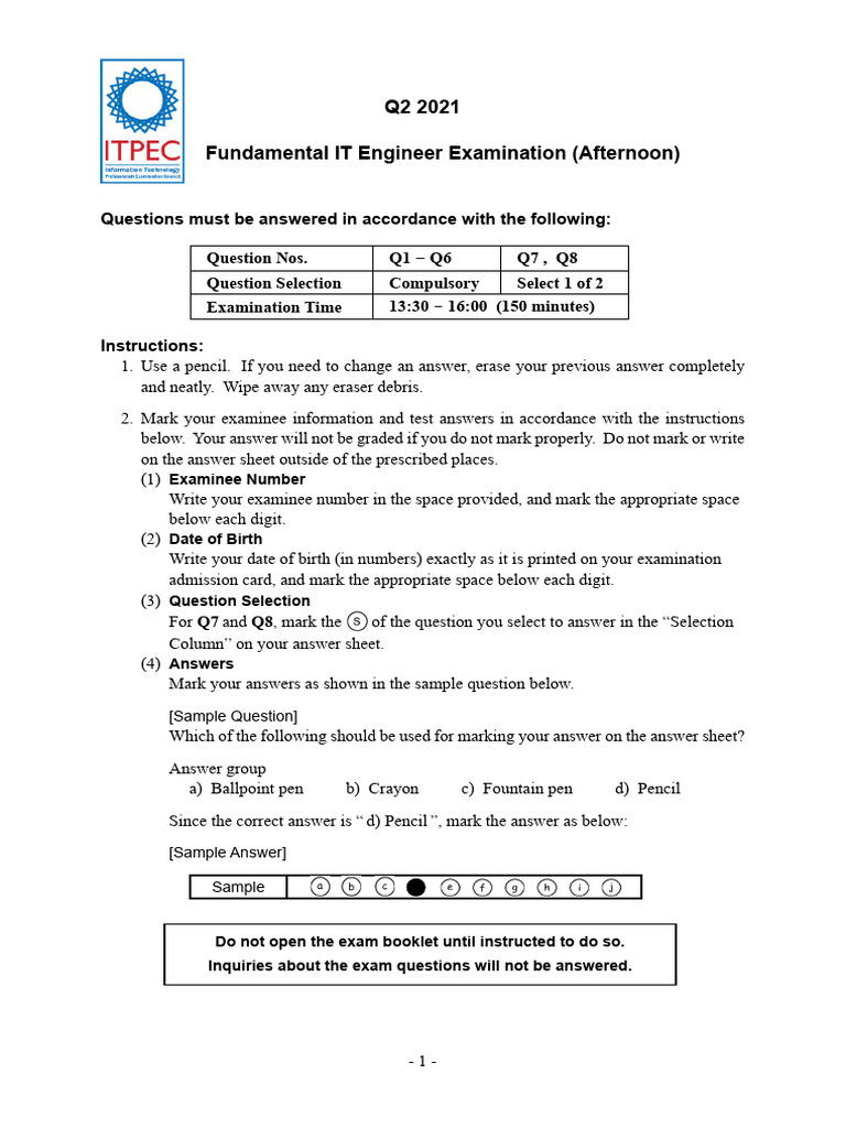 2021S FE PM Question | PDF | Function (Mathematics) | Mathematics