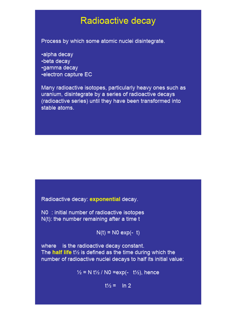 Understanding Radioactive Decay Types | PDF | Radioactive Decay | Neutron