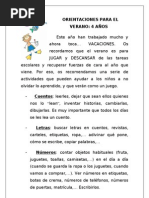 Download ORIENTACIONES PARA EL VERANO PARA 3 4 Y 5 AOS by Marybel Gamero Pardo SN97949667 doc pdf