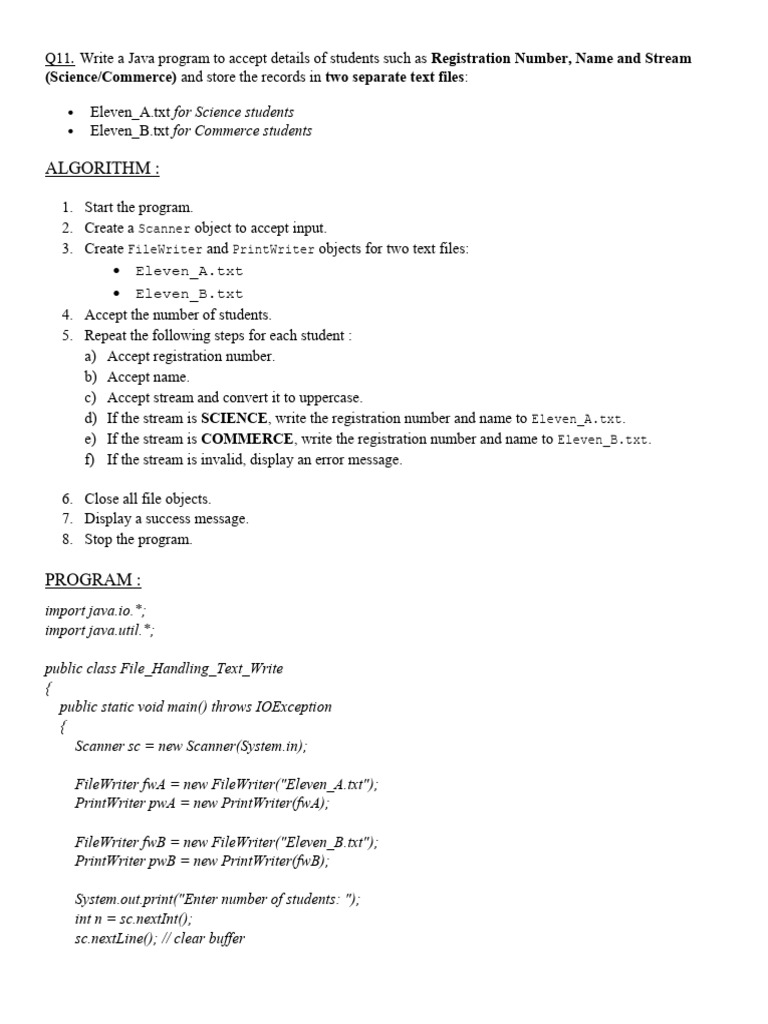 Java Program for Student Record Management | PDF | Computing | Software ...