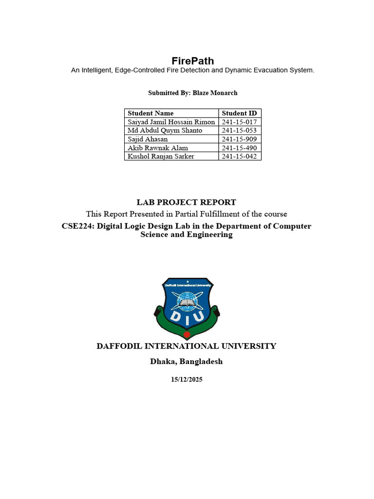 Intelligent Edge Fire Detection System | PDF | Analog To Digital ...