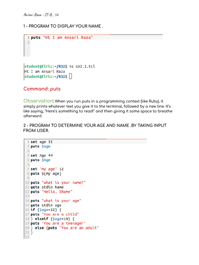 CN EXP2 (1) | PDF | Computer Science | Computing