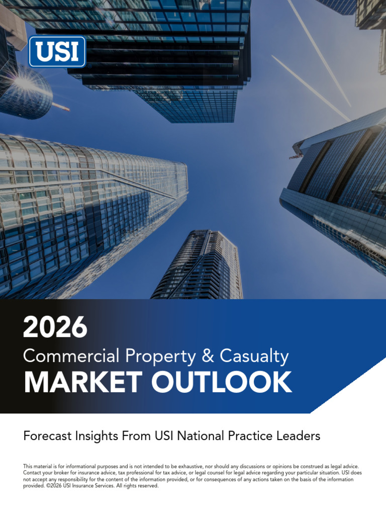 USI 2026 Commercial P&C Market Outlook | PDF | Insurance | Liability ...
