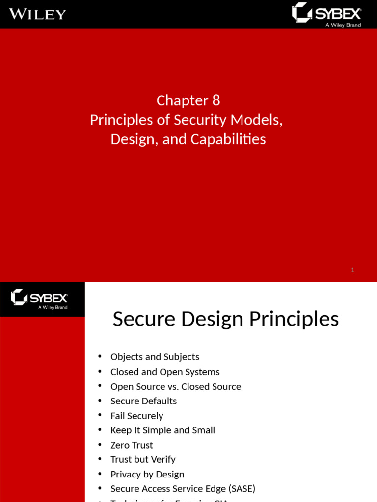 Security Models and Design Principles | PDF | Computer Security | Security