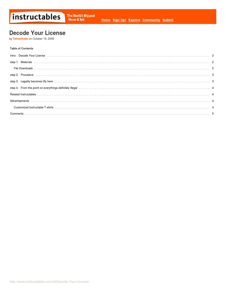 Decode Your License | PDF | Barcode | Digital Technology