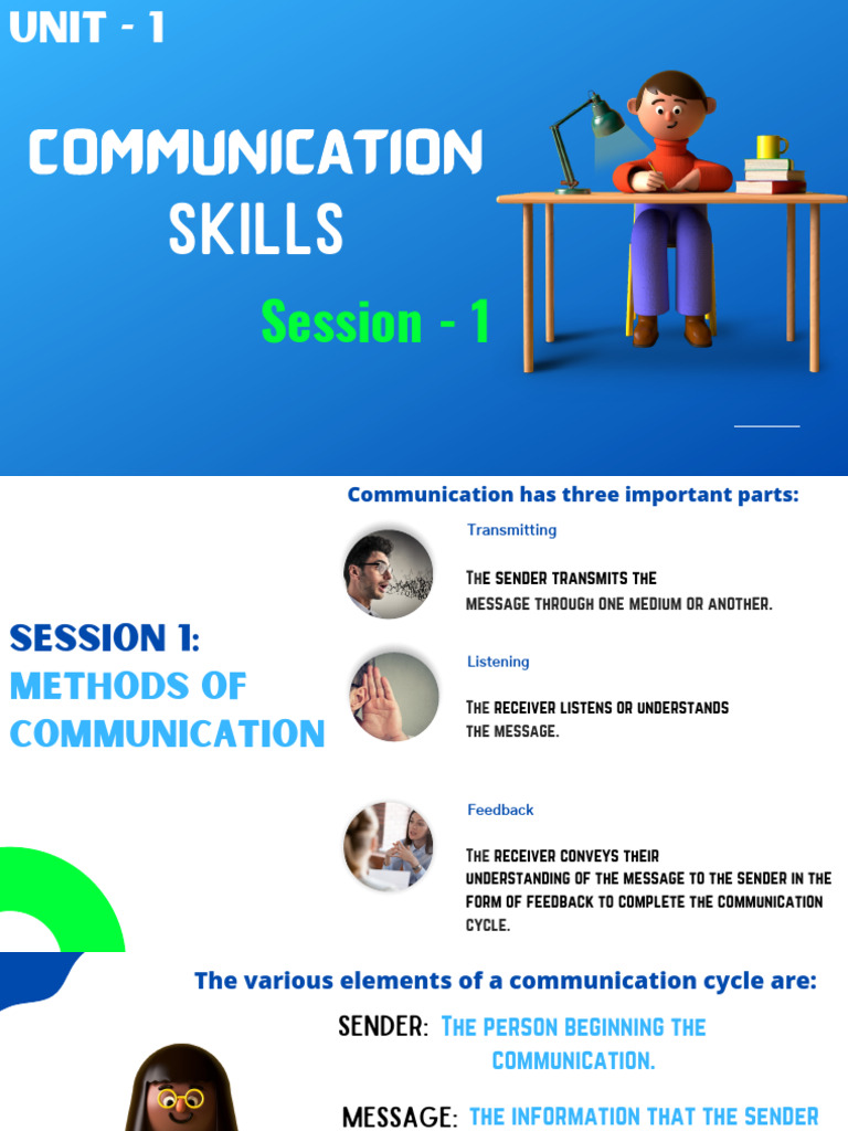 Communication Skills: Methods & Barriers | PDF | Communication | Syntax