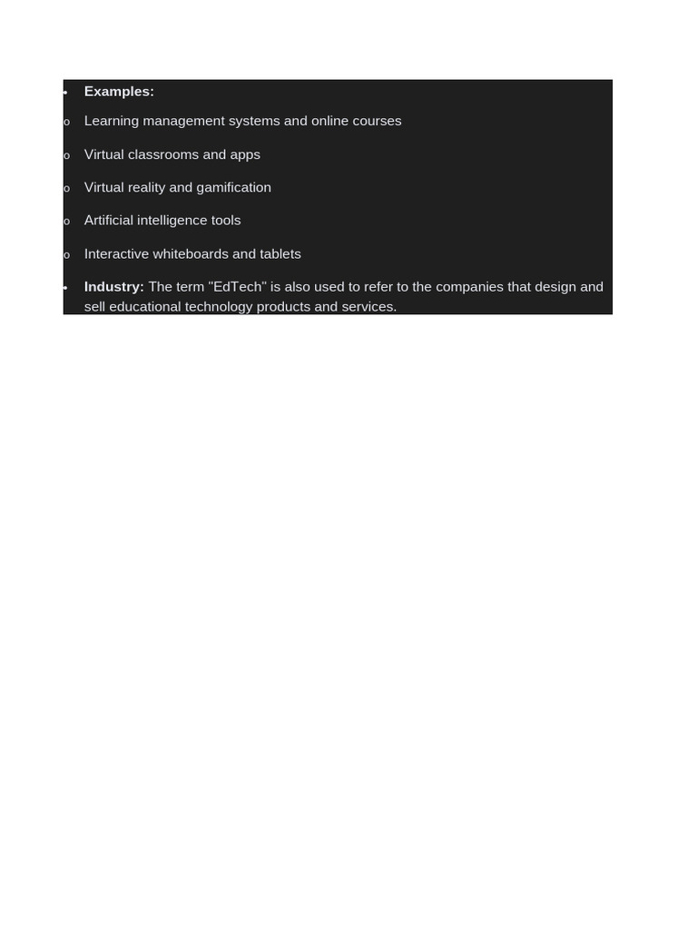 EdTech Tools and Innovations Overview | PDF
