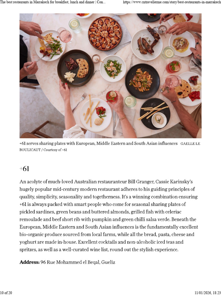 Eat Marrakech 9 | PDF | Lunch | Dinner