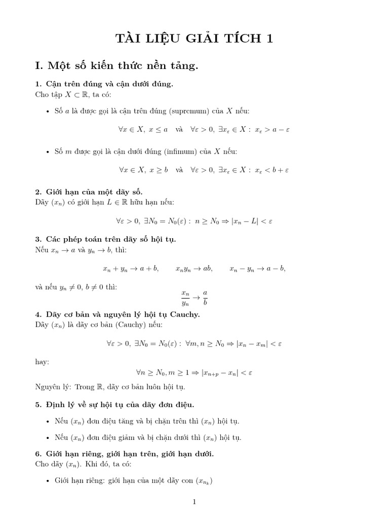 Calculus 1 | PDF