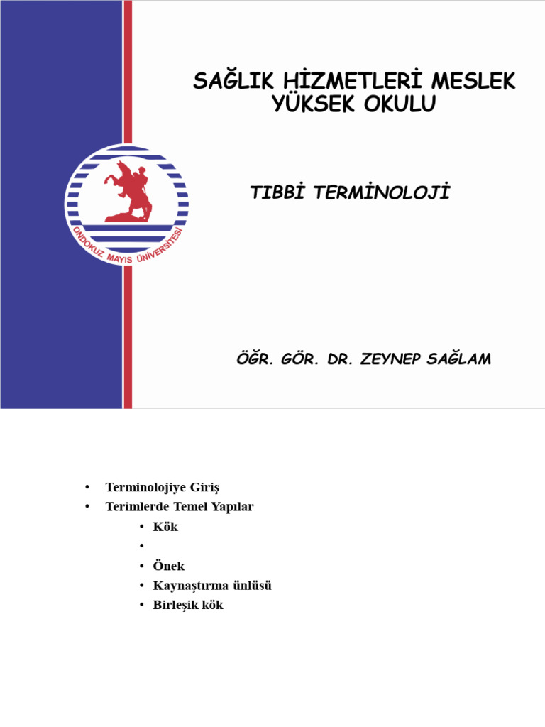 2 - Tıbbi Terminoloji | PDF