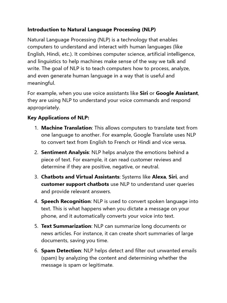 Understanding Natural Language Processing | PDF | Semantics | Parsing
