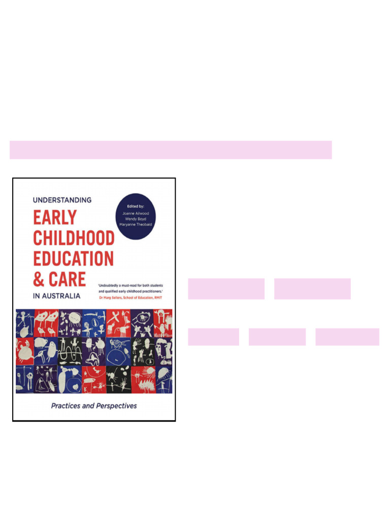 Understanding Early Childhood Education and Care in Australia available ...