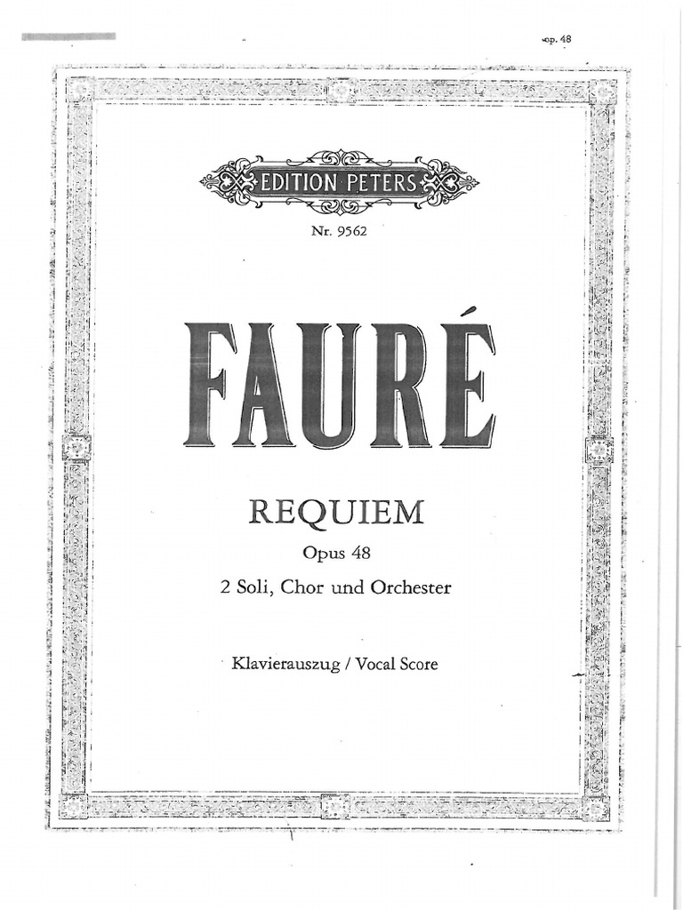 Faure - Requiem | PDF