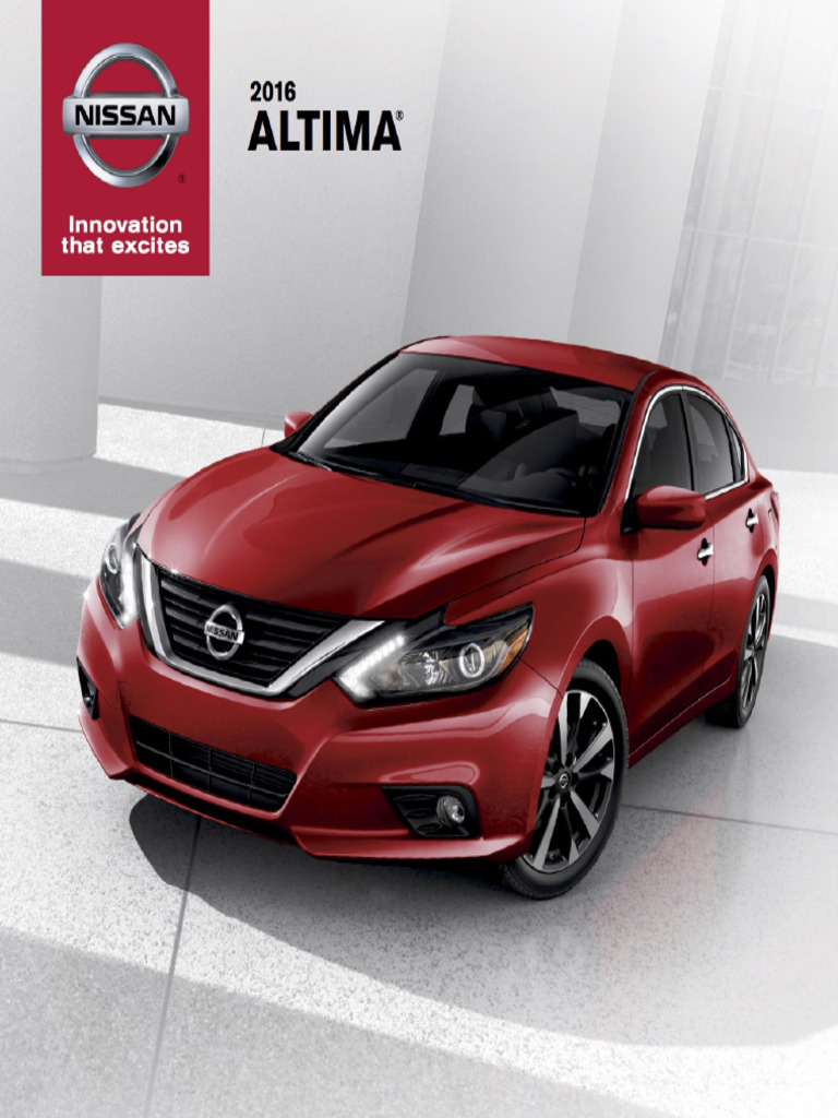 2016 Nissan Altima: Performance & Comfort | PDF | Airbag | Traffic ...