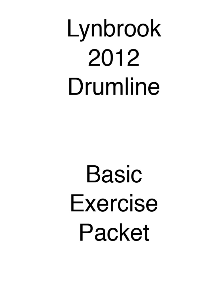 Basic Excerises 1 | PDF